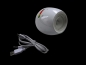 Mobile Preview: Sompex D-Light-Speaker LED Tischlampe Tischleuchte Lampe Metall Weiß NEU!