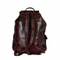 Mobile Preview: Ziegenleder Rucksack Travel Bag Umhängetasche Leder-Tasche Vintage D-Braun NEU!