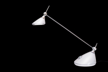 Hansa LED Rio Tischlampe Tischleuchte Lampe Metall Weiß NEU!