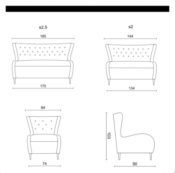 Design Luxus Lounge Sofa Landschaft Couch Polster Garnitur Stoff Lila SL27 NEU!