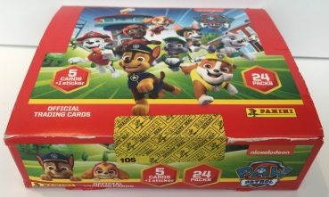 Panini Nickelodeon Paw Patrol Display 24 Booster = 120 Sammelkarten TCG