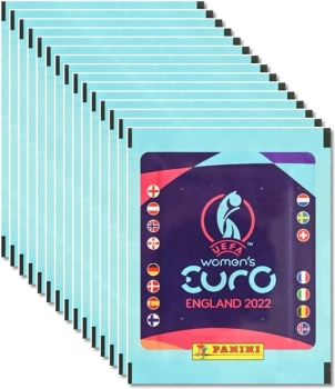 Panini UEFA Euro 2022 Fußball Woman England 55 Tüten 275 Sticker NEU!