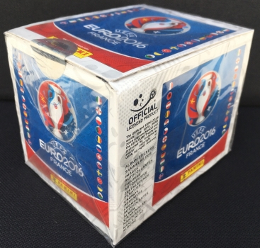 Panini Euro Cup France 2016 Display mit 50 Tüten 250 Fußball Sammelsticker NEU!