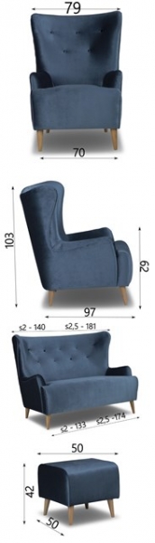 Design Luxus Lounge Sofa Landschaft Couch Polster Garnitur Stoff Blau SL26 NEU!
