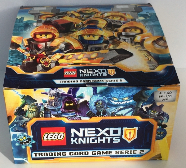 Lego Nexo Knights Serie 2 Display 50 Booster = 250 Sammelkarten TCG