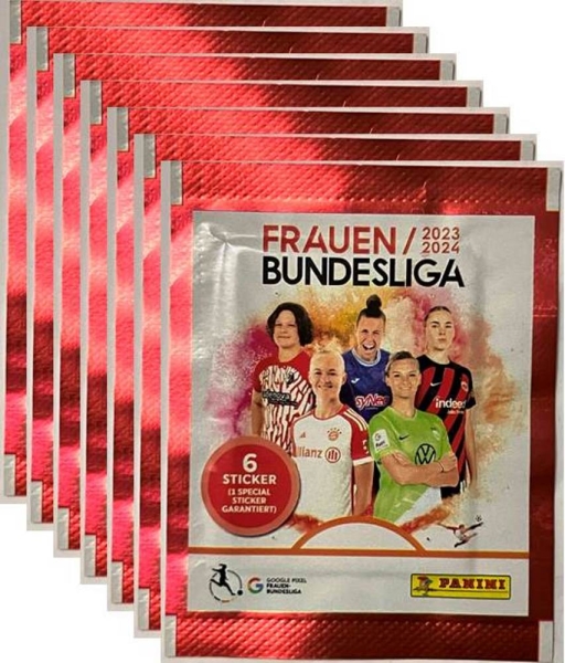 Panini Frauen Bundesliga 2023/2024 Fußball 40 Tüten = 240 Sticker NEU!